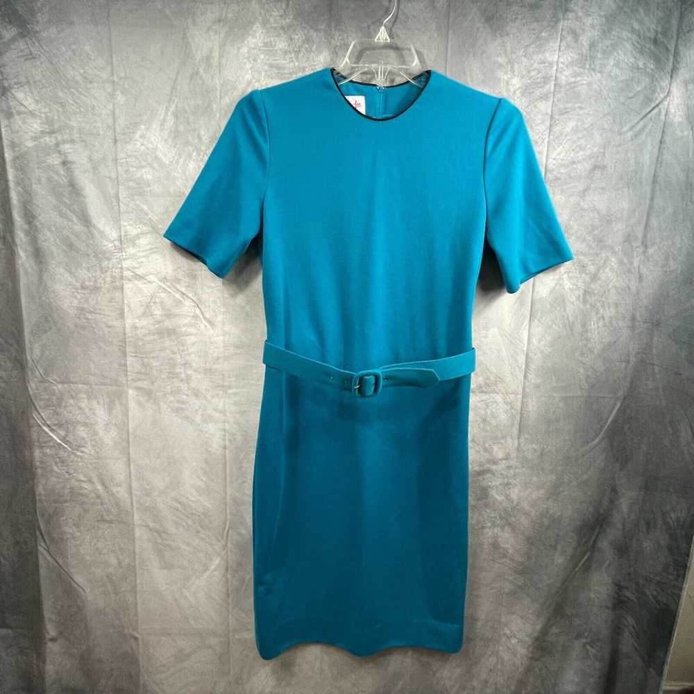 Henry Lee Petites Dress size 8 blue vintage S/L b… - image 6