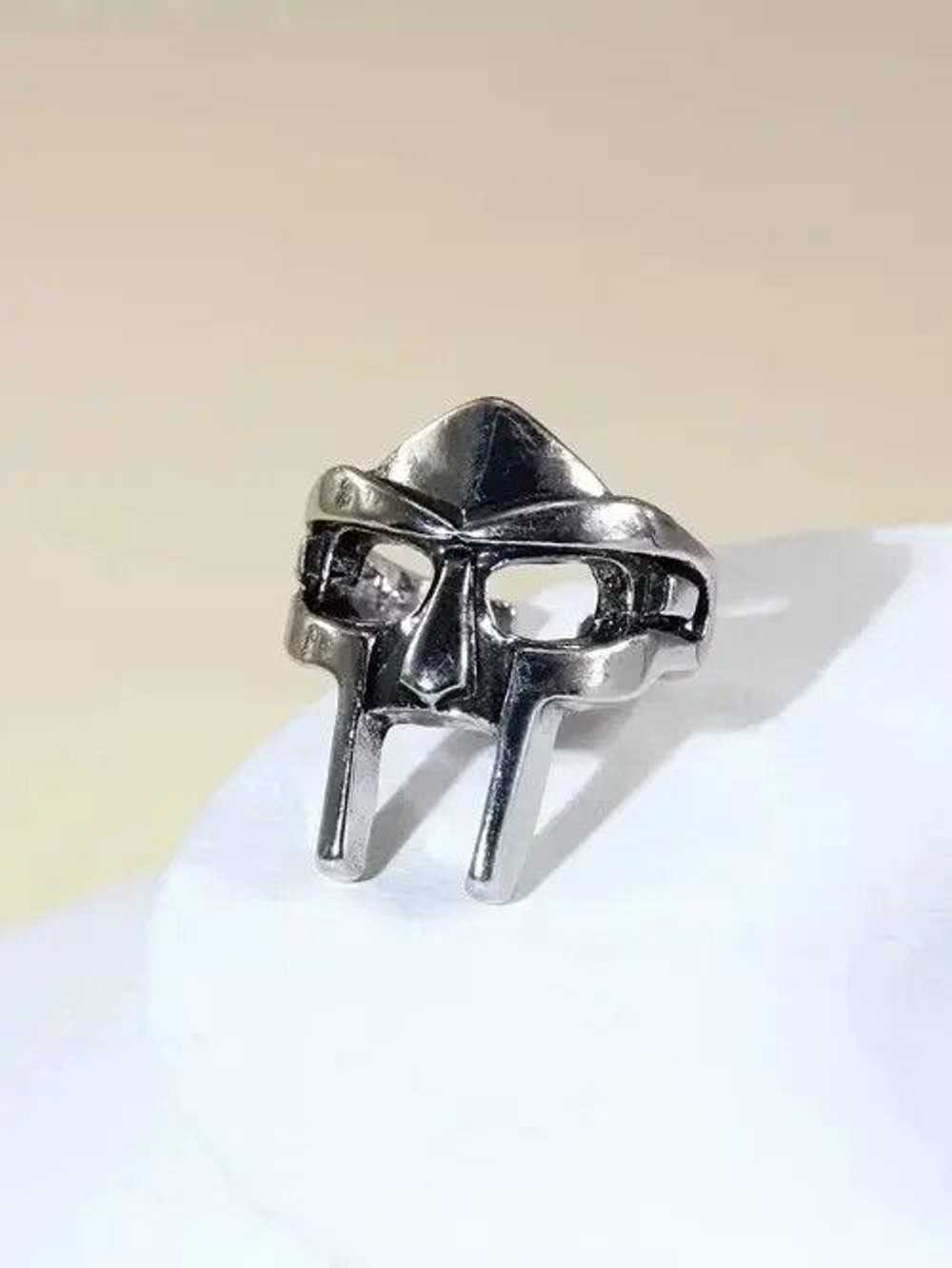 Jewelry × Streetwear Retro Punk Gothic Chrome Hea… - image 4