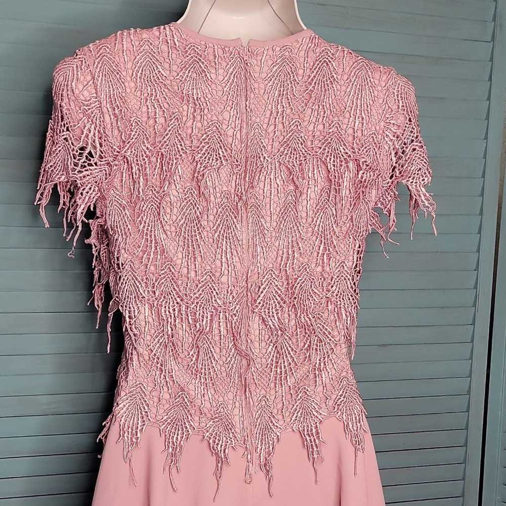 Afterdark Vintage Knee Length Pink Dress ~ Sz 10 … - image 4