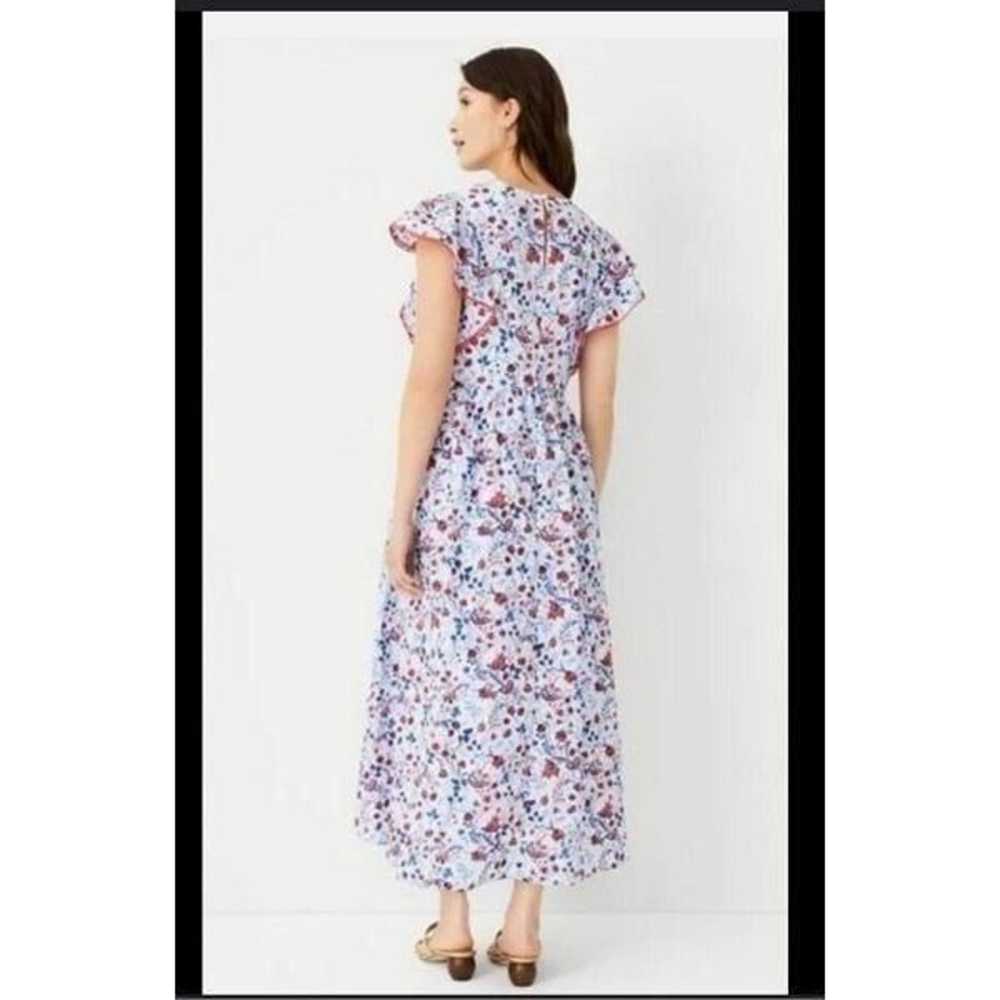 Ann Taylor floral Ruffle sleeve floral print maxi… - image 11