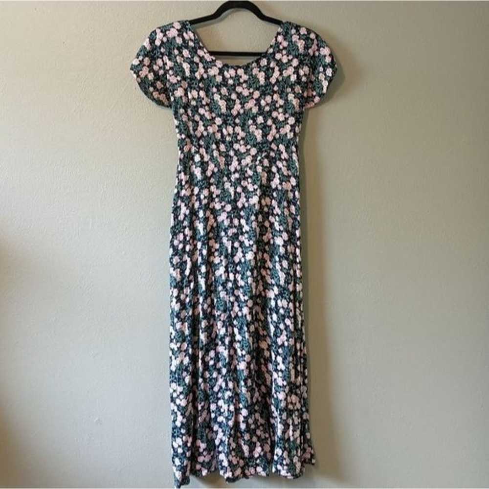 Vintage 90's Floral Maxi Dress Size M - image 6