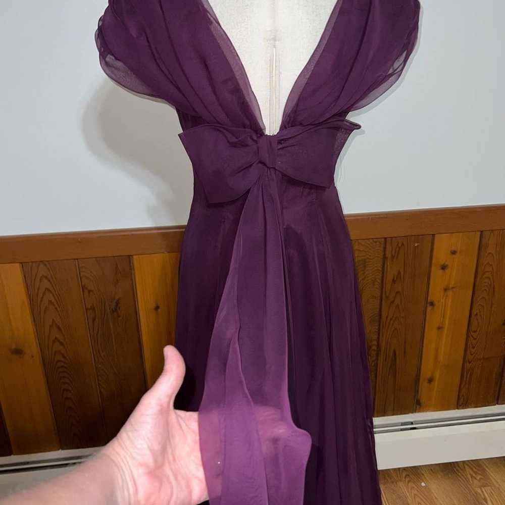 Beautiful Vintage Jordan Chiffon Mother of the Br… - image 4