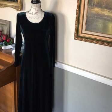 Rare Vintage 1970's Velvet Dress