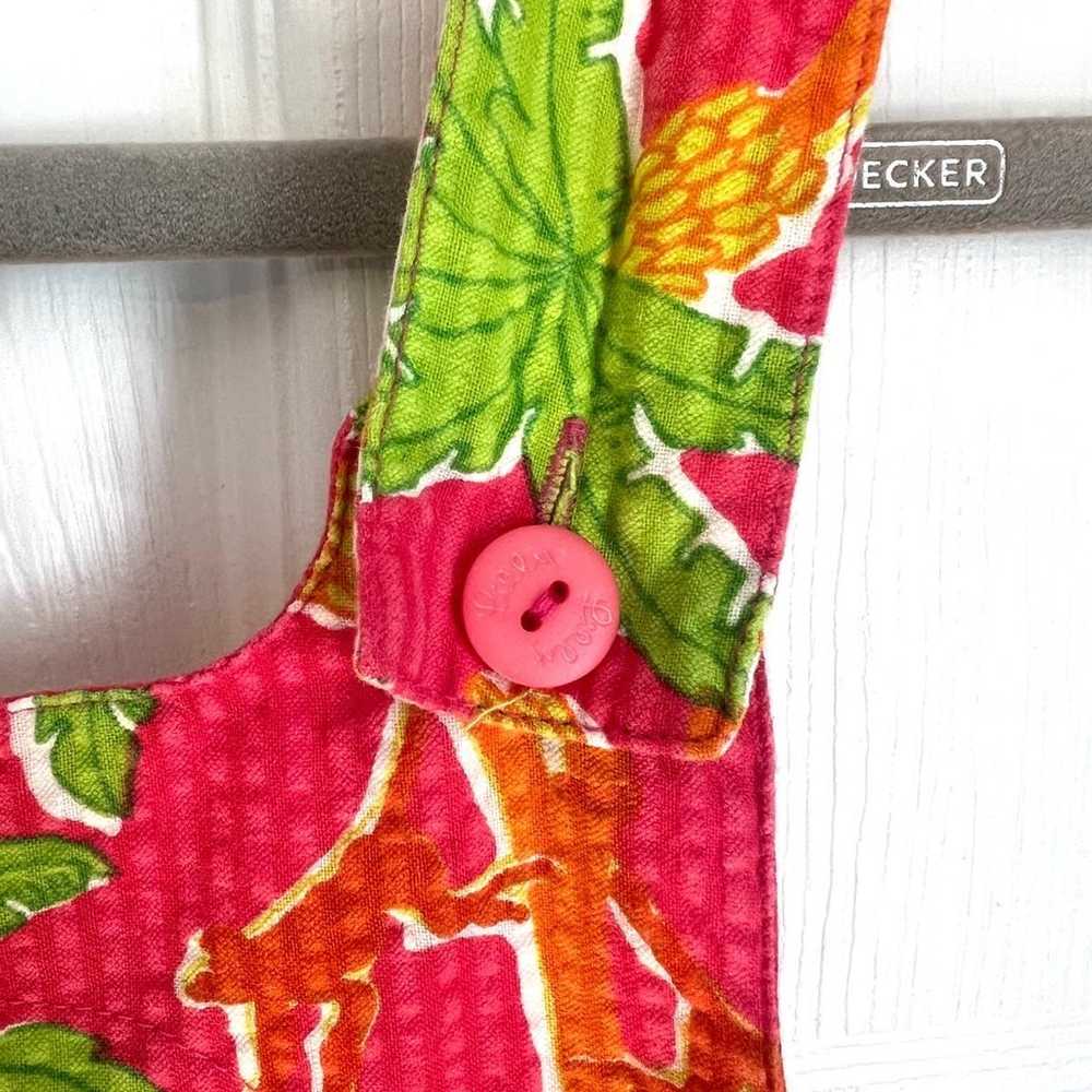 Vintage Lilly Pulitzer pink, green, orange, and y… - image 2