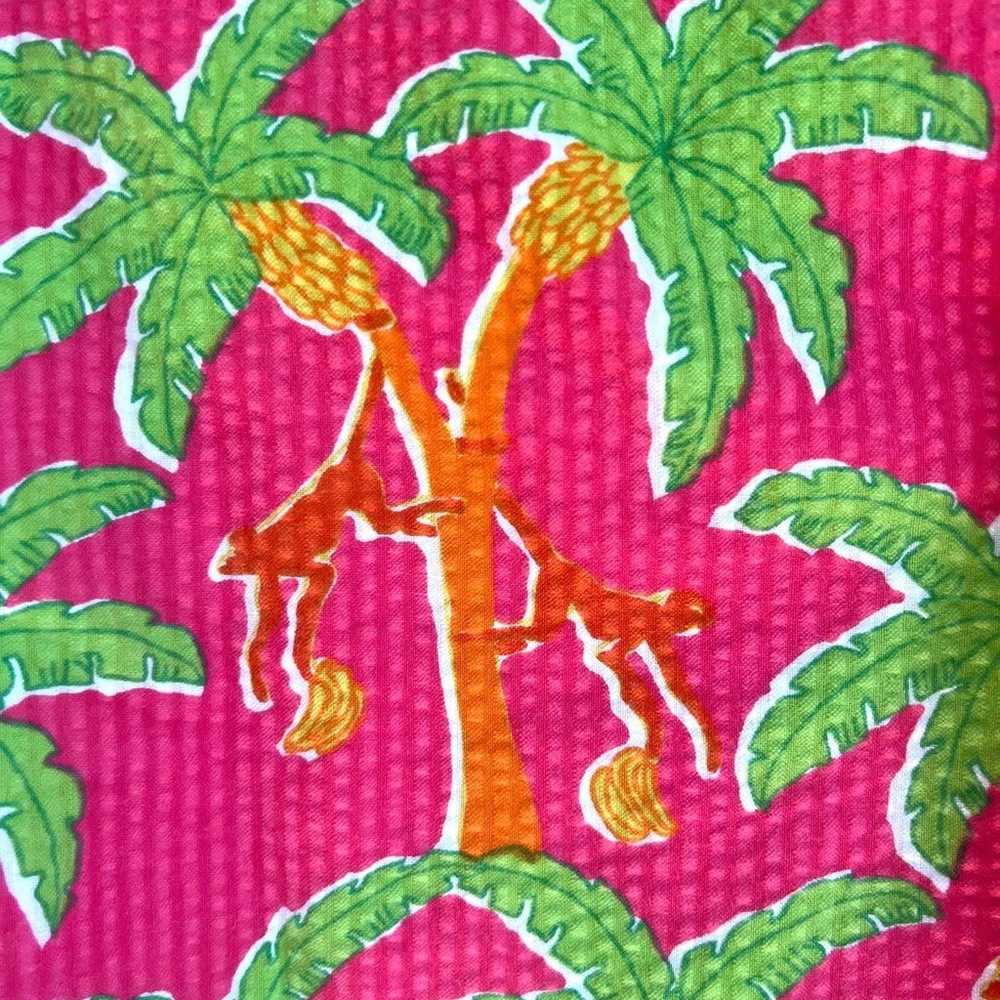 Vintage Lilly Pulitzer pink, green, orange, and y… - image 3