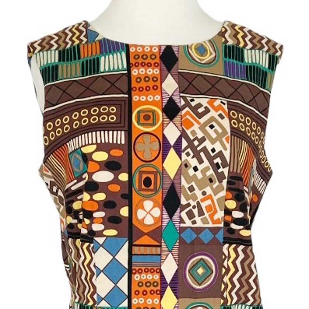 Vintage 60s Shift Dress Tiki Mod - image 2