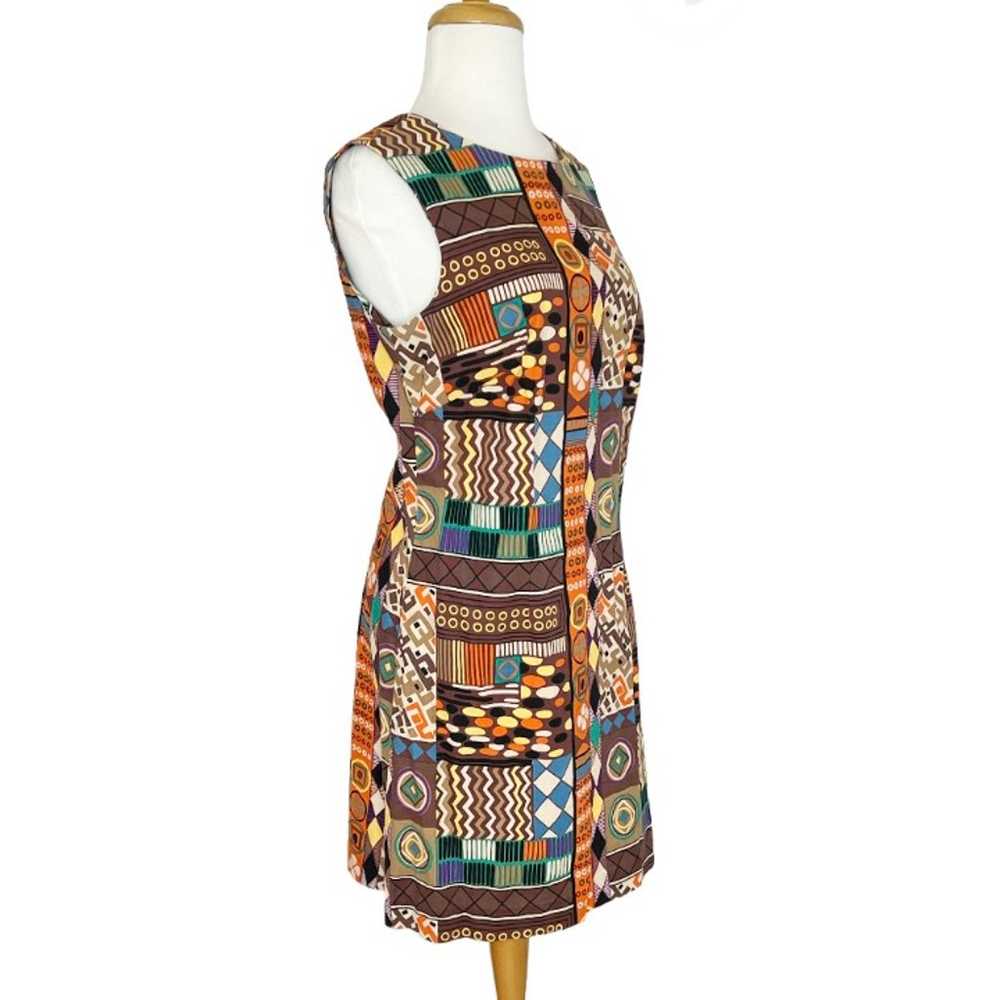 Vintage 60s Shift Dress Tiki Mod - image 5