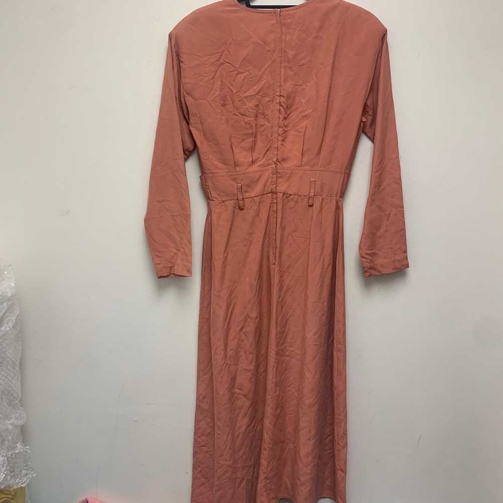 Vintage Gillian 100% Silk Maxi Dress - image 6