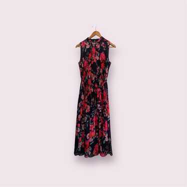 Phase Eight Navy Floral Dress, Size 8