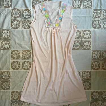 Vintage Pink Nightgown - image 1