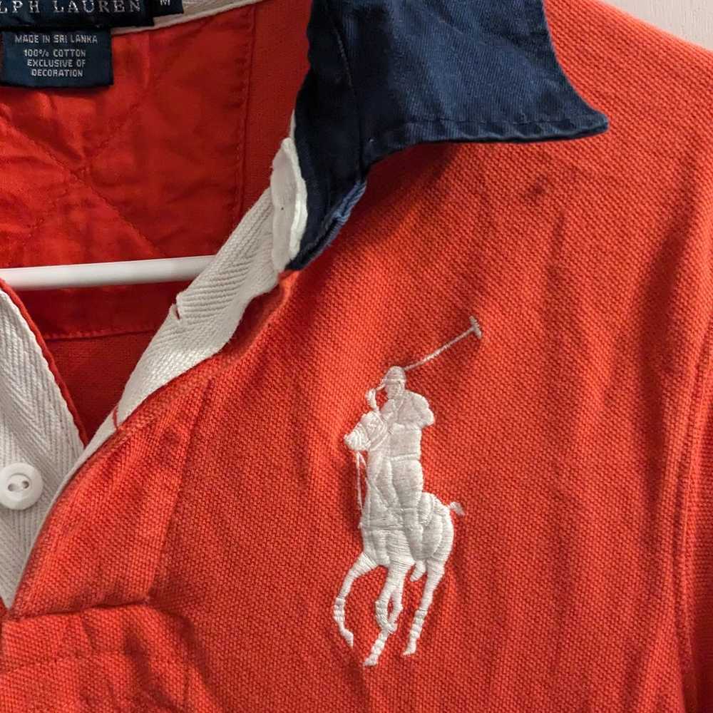 Ralph Lauren Polo Vintage collared polo shirt dre… - image 3