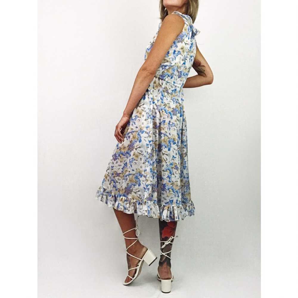 Vintage Ruffled Botanical Sundress - image 5