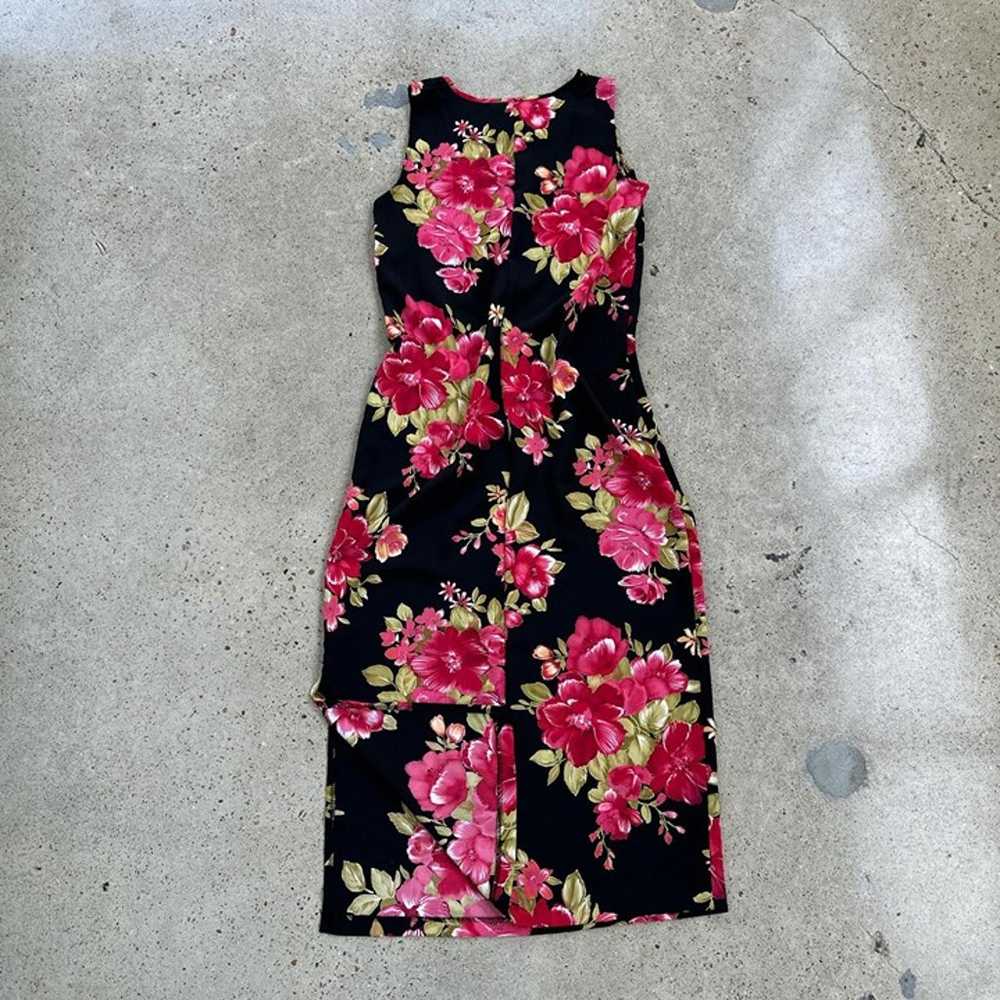 Vintage floral maxi dress - image 4