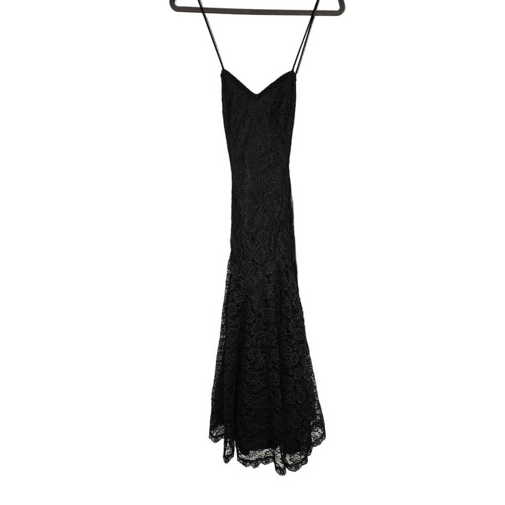 1980's Vintage Black lace Scott McClintock for Gu… - image 1