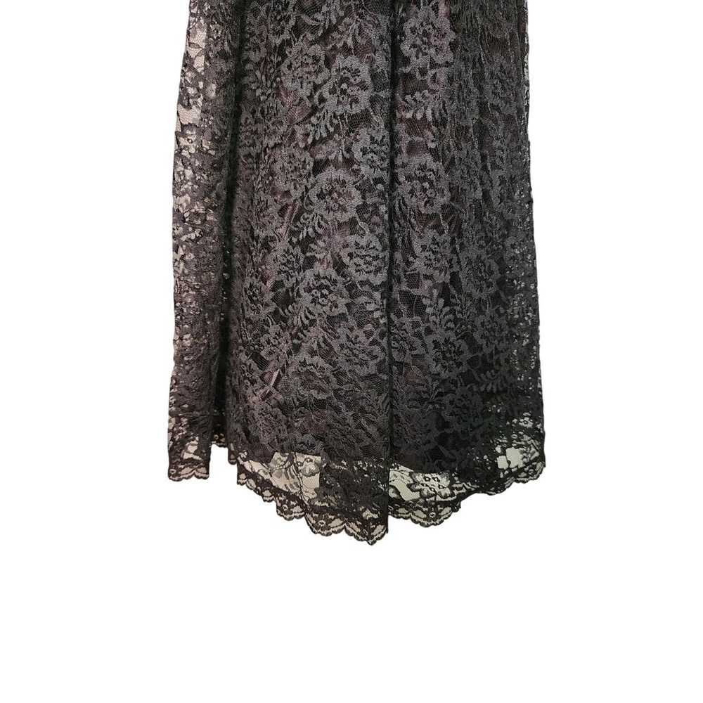 1980's Vintage Black lace Scott McClintock for Gu… - image 4