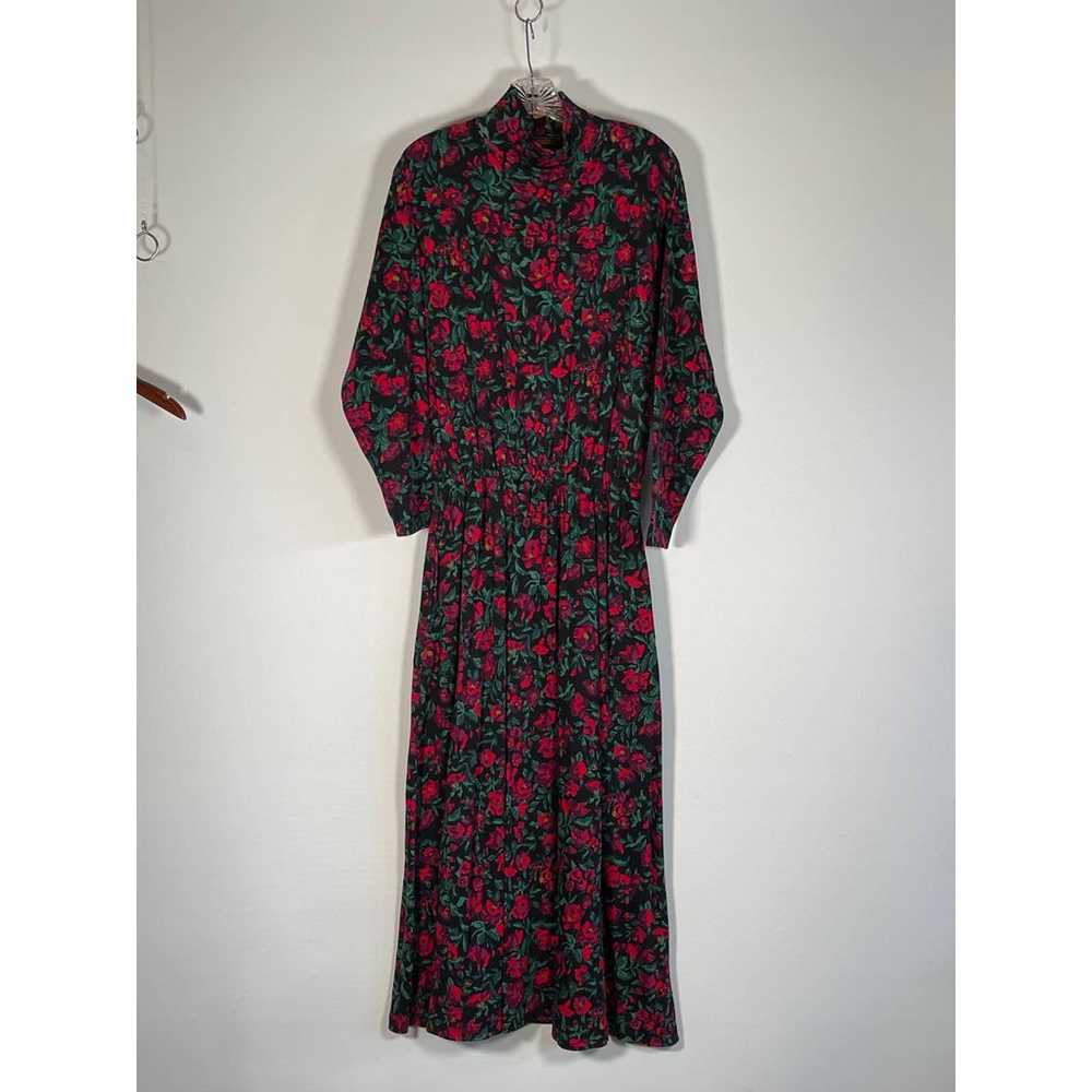 Vintage Eddie Bauer Knit Dress Womens M Cottage C… - image 10