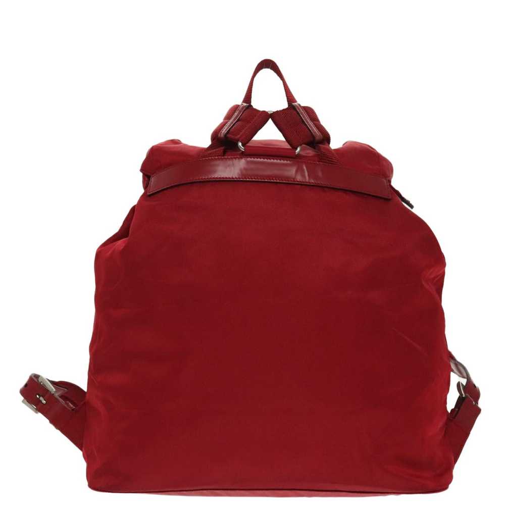 Prada Red Synthetic Backpack Bag (Pre-Owned) - image 2