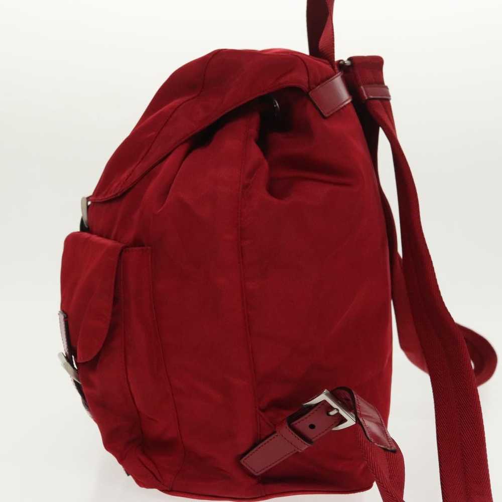 Prada Red Synthetic Backpack Bag (Pre-Owned) - image 3