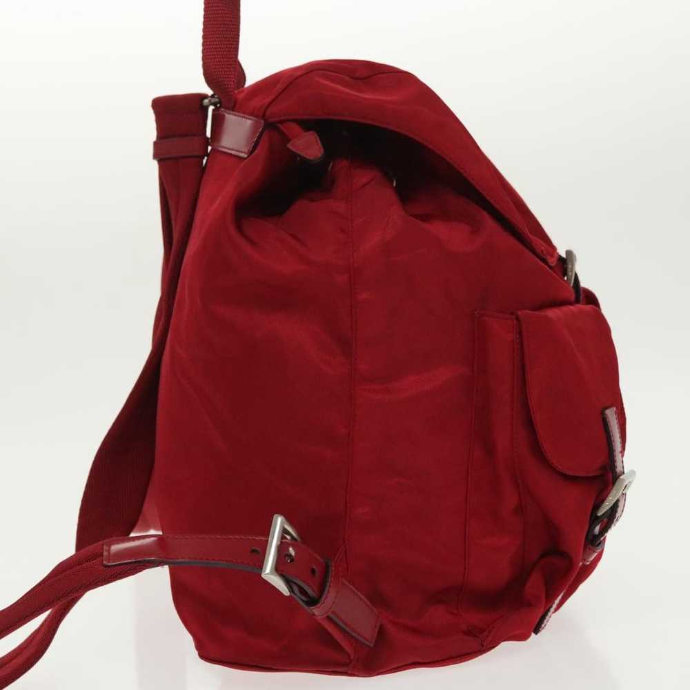 Prada Red Synthetic Backpack Bag (Pre-Owned) - image 4