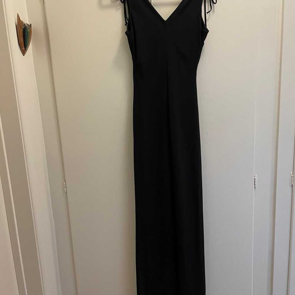 Jody Of California Black Maxi Tie Strap Maxi Dres… - image 5