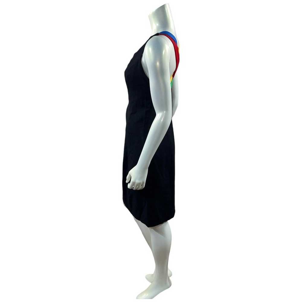 ACT I 90s little black dress color strap back - image 2