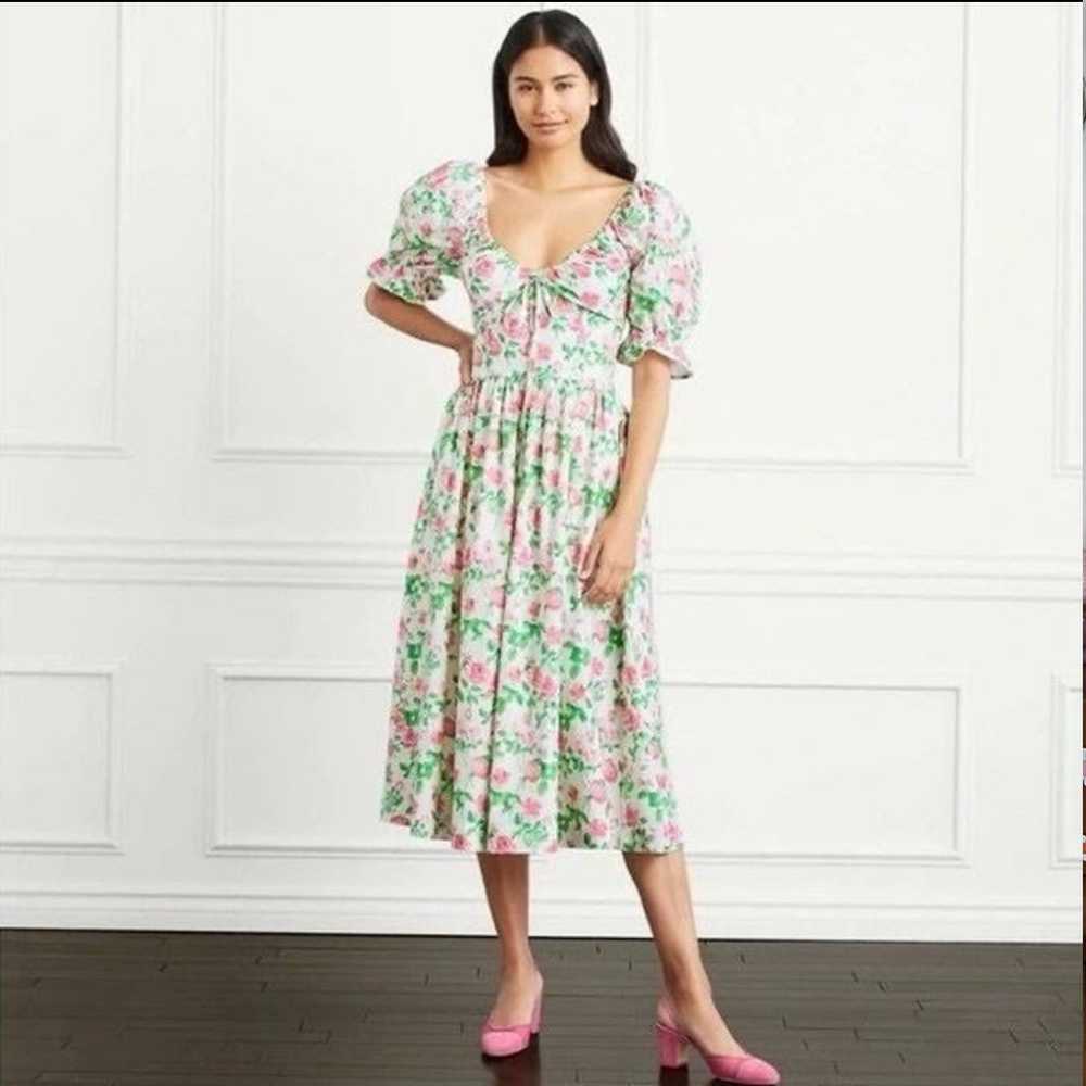 Hill House Ophelia dress in pink roses - image 5