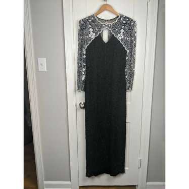 Laurence Kazar Vintage 100% Silk Dress