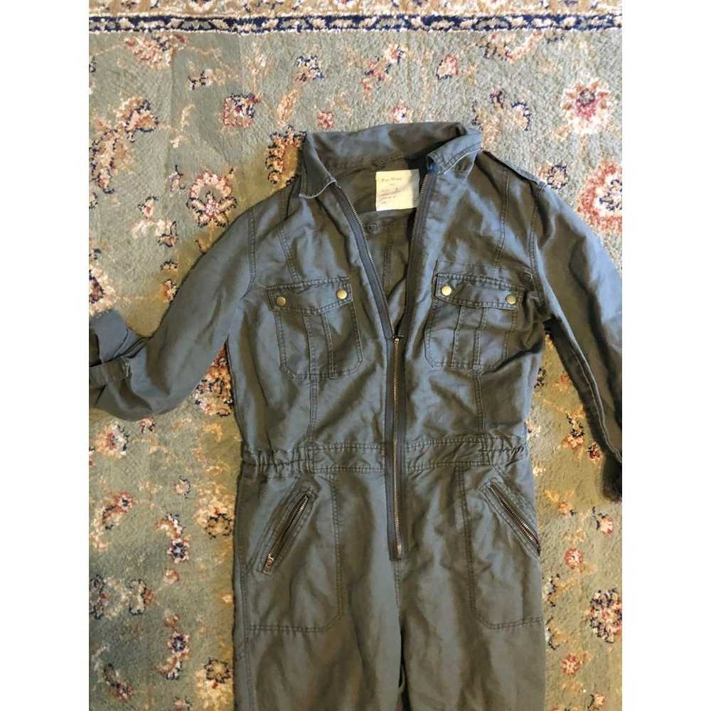 Vintage Free People Army Green Military Flight Su… - image 3