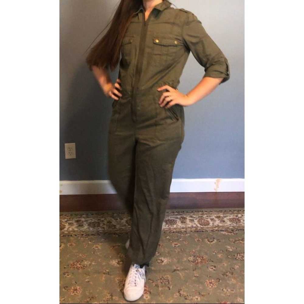 Vintage Free People Army Green Military Flight Su… - image 4