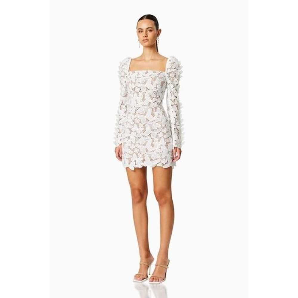 ELLIATT Verona Lace Mini Dress White Bridal Bache… - image 4