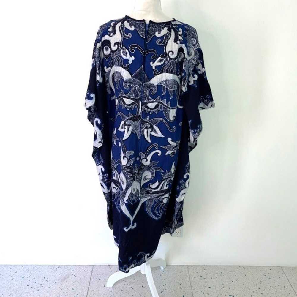 Batik Caftan Womens Size Medium M Vintage Handmad… - image 11