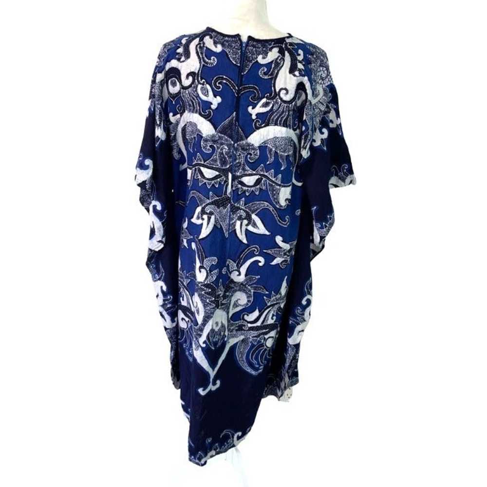 Batik Caftan Womens Size Medium M Vintage Handmad… - image 2