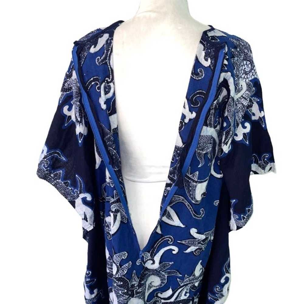 Batik Caftan Womens Size Medium M Vintage Handmad… - image 3