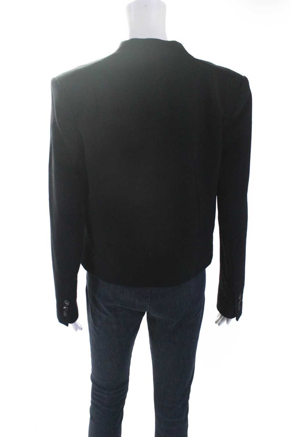 Helmut Lang Womens Solid Black One Button Long Sl… - image 4