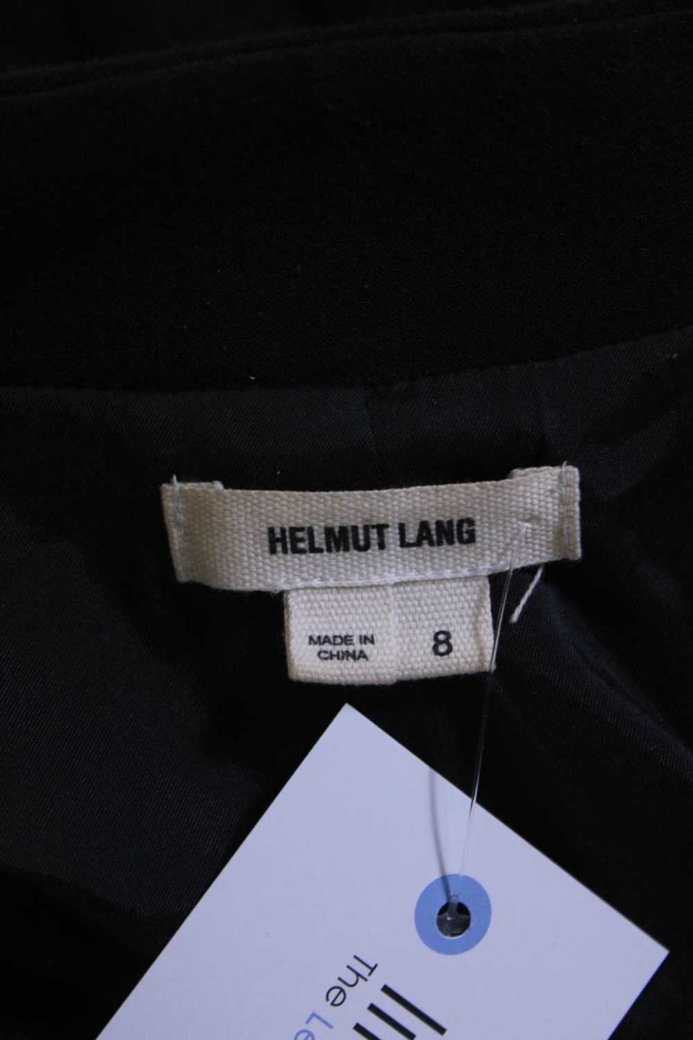 Helmut Lang Womens Solid Black One Button Long Sl… - image 6