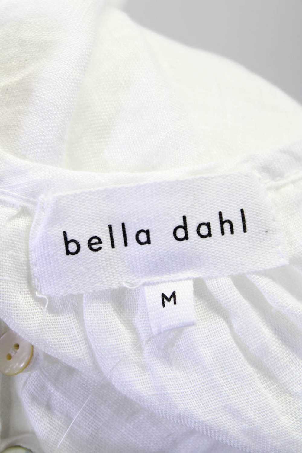 Bella Dahl Womens Long Sleeve Crew Neck Linen Box… - image 4