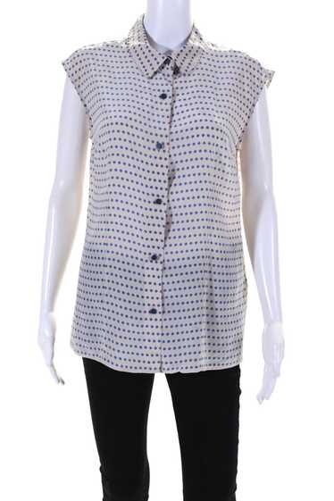 Marc By Marc Jacobs Women Polka Dot Collared Sleev