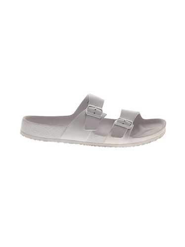 Shade & Shore Women Gray Sandals 10