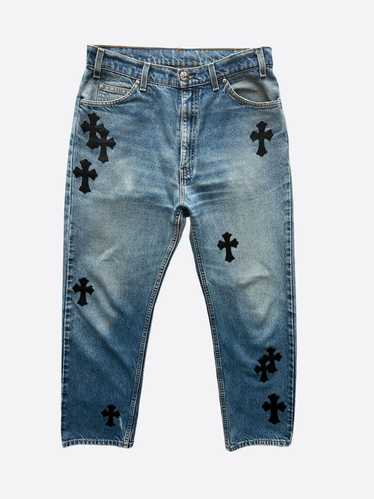 Chrome Hearts Chrome Hearts Levis Light Blue Cross