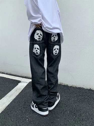 Japanese Brand × Jean × Streetwear FACES Graphic B