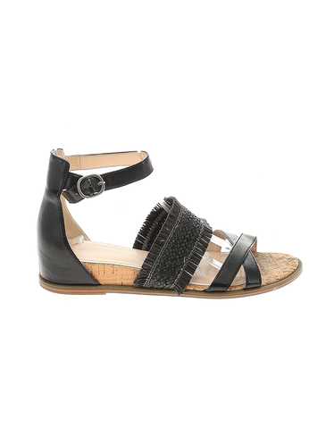 Nine West Women Black Sandals 6