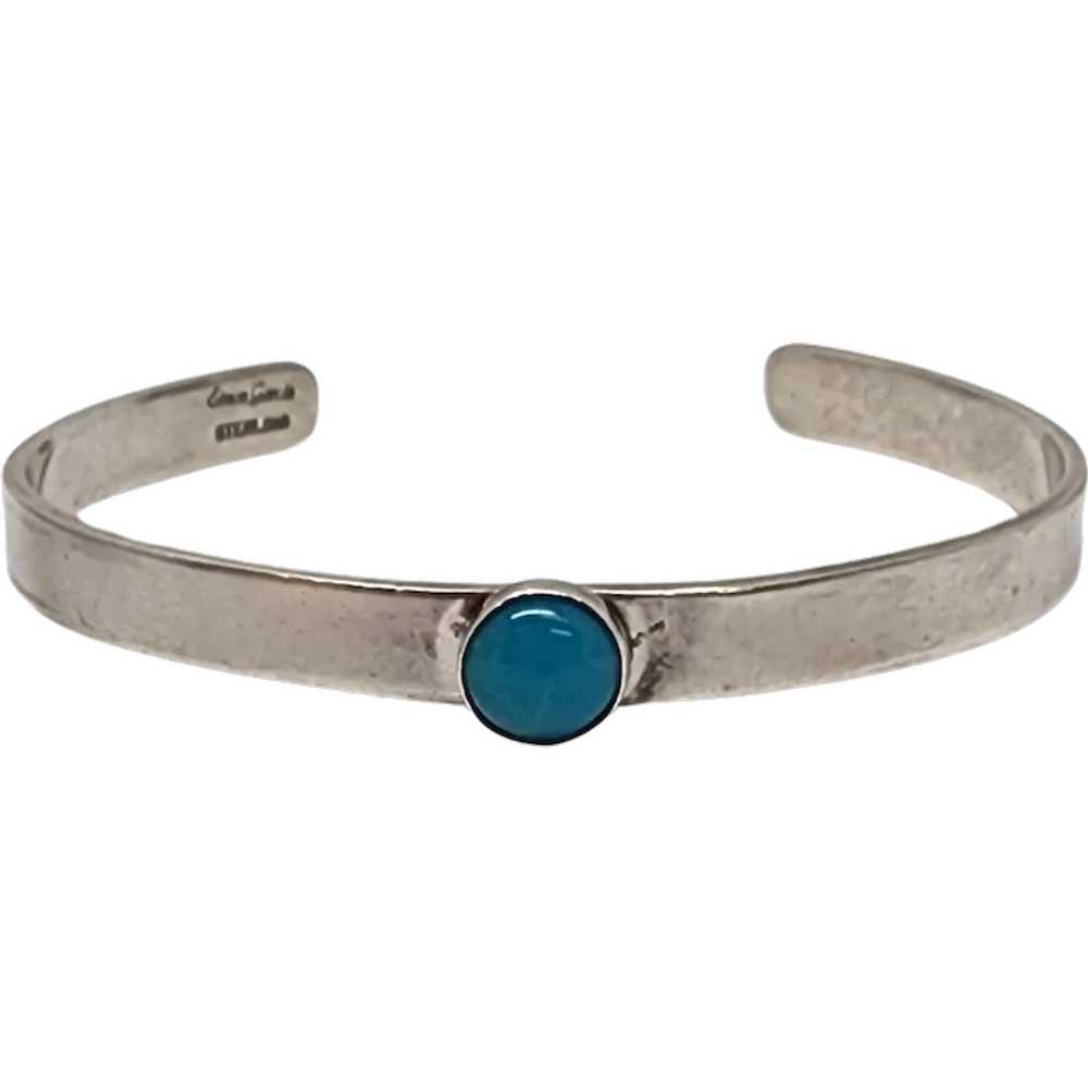 Simon Garcia Santa Fe Sterling Silver Turquoise C… - image 1