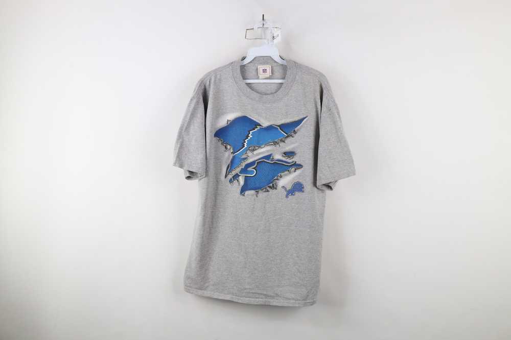 Vintage Vintage Y2K NFL Scratch Detroit Lions Foo… - image 1