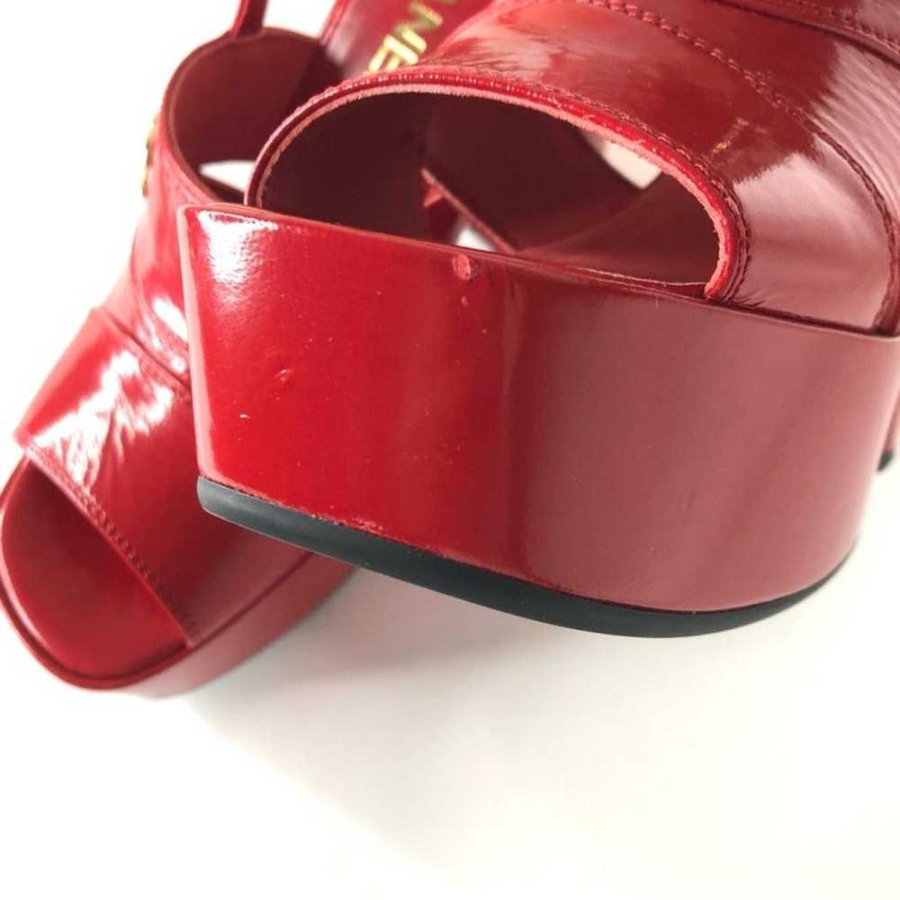 Chanel Slingback patent leather sandal - image 10