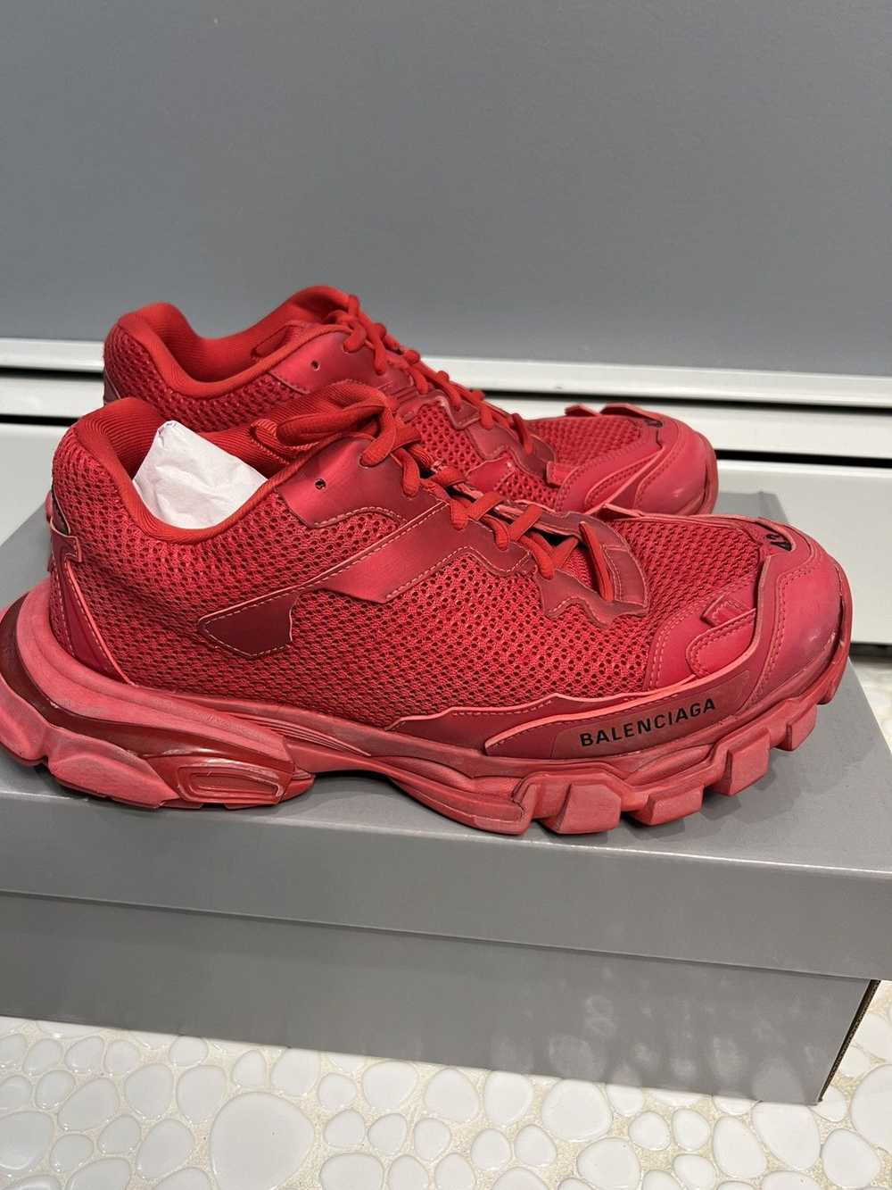 Balenciaga Balenciaga Track Trainer 3 Red size 10… - image 3