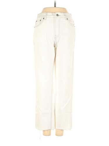 MNG Women Ivory Jeans 1