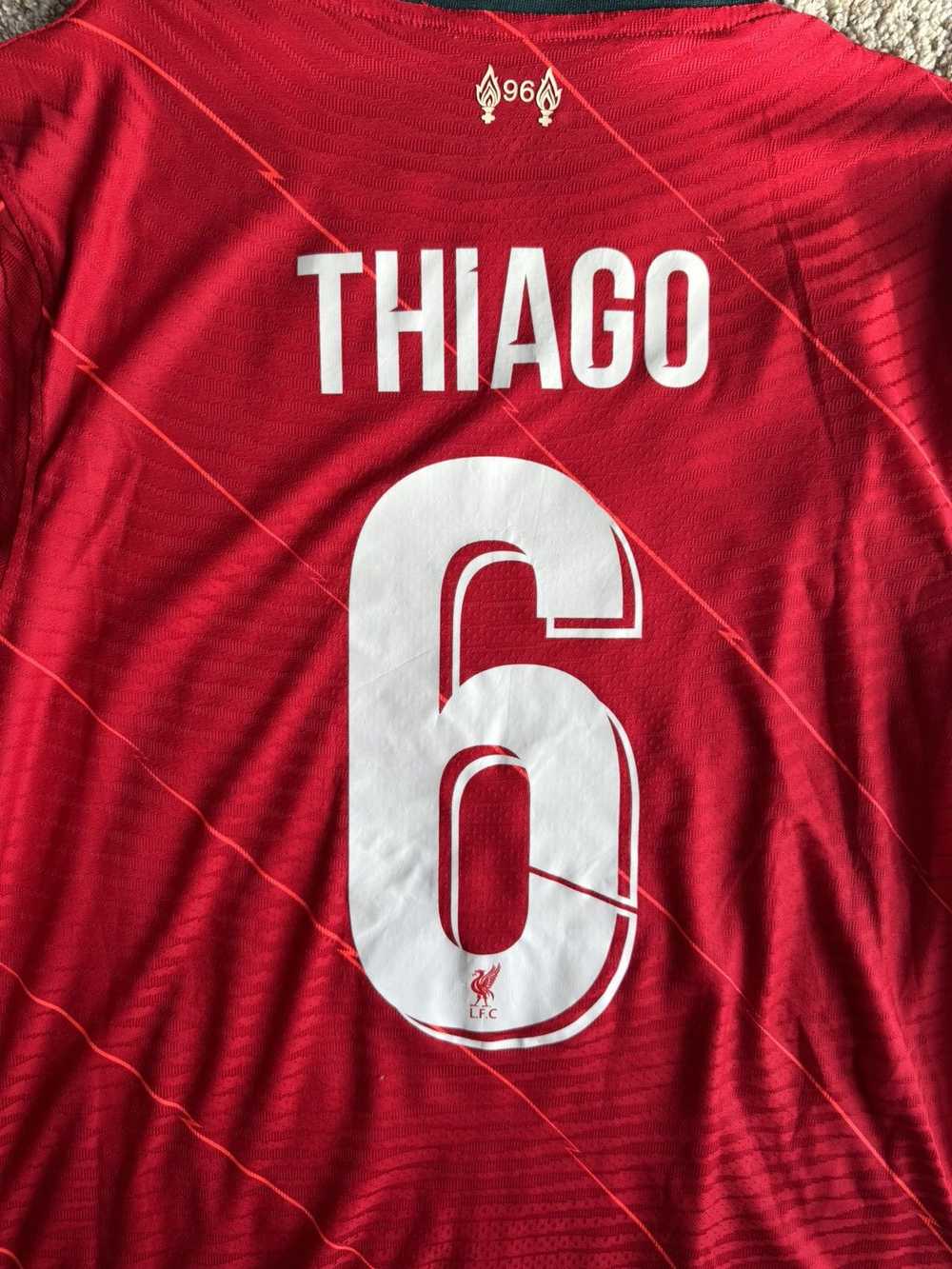 Liverpool × Soccer Jersey Rare Liverpool Thiago #… - image 8