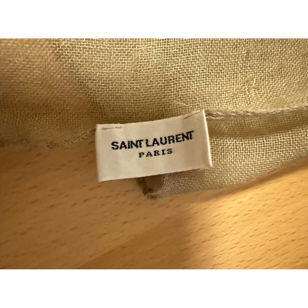 Saint Laurent Cashmere stole - image 6