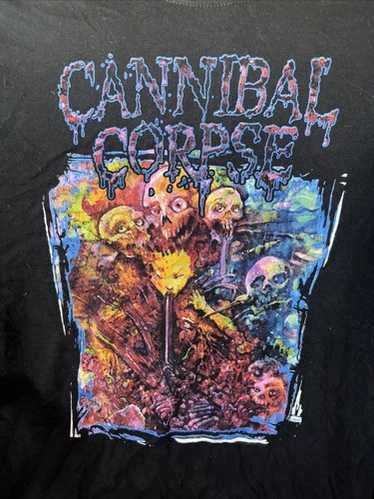 nettspend着用 Cannibal Corpse Horror Tee Nettspend wearing a vintage Cannibal Corpse “Butchered at
