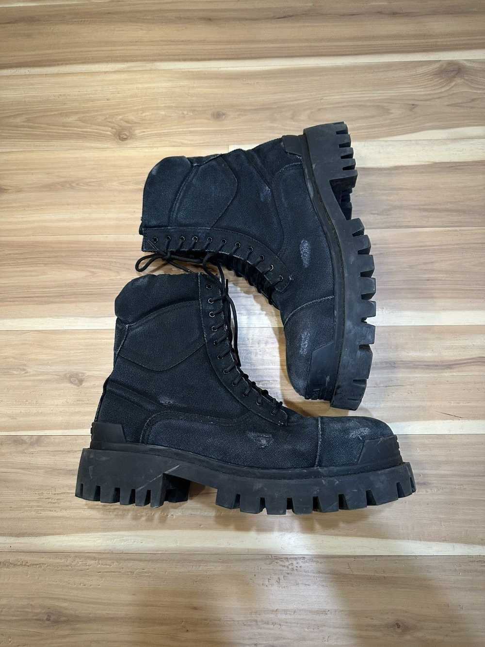 Balenciaga Balenciaga Canvas Distressed Strike Bo… - image 1